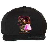 August Birthday Funny Melanin Afro Queen Black Wo Wool Snapback Cap