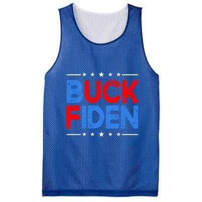 Anti Biden Funny Impeach Joe Biden Buck Fiden Great Gift Mesh Reversible Basketball Jersey Tank