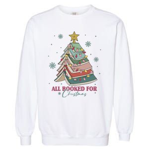 All Booked For Christmas Garment-Dyed Sweatshirt