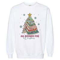 All Booked For Christmas Garment-Dyed Sweatshirt