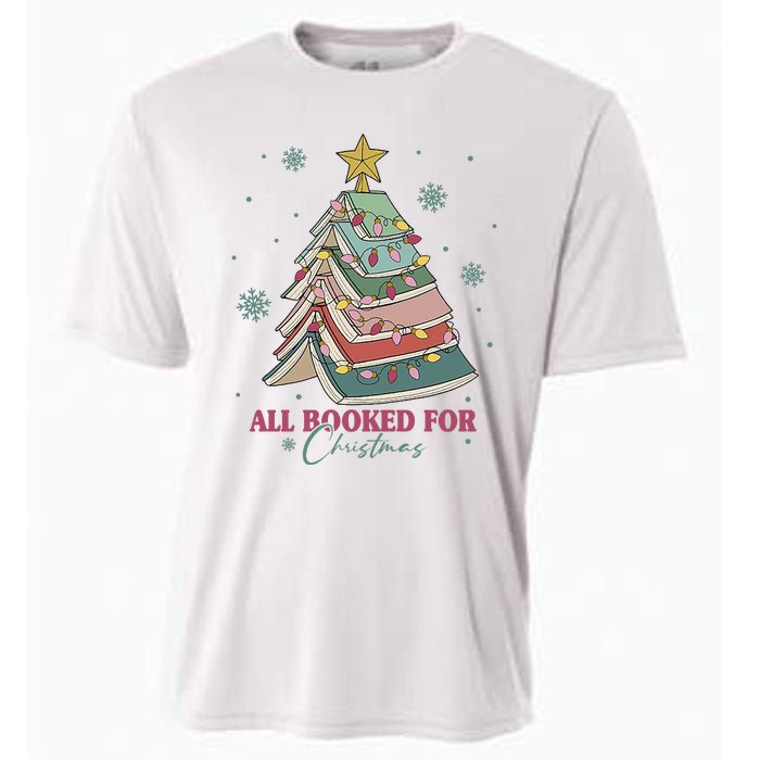 All Booked For Christmas Cooling Performance Crew T-Shirt