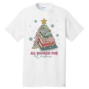 All Booked For Christmas Tall T-Shirt