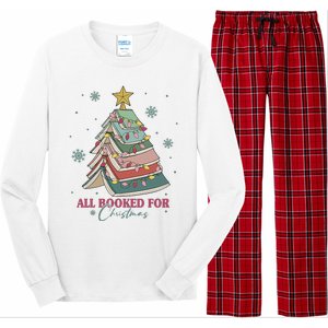 All Booked For Christmas Long Sleeve Pajama Set