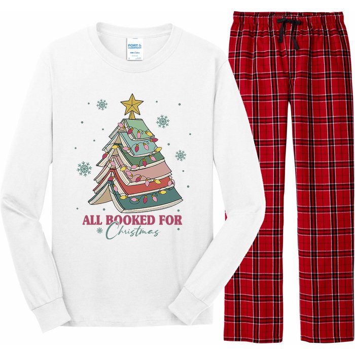 All Booked For Christmas Long Sleeve Pajama Set