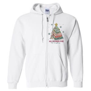 All Booked For Christmas Full Zip Hoodie