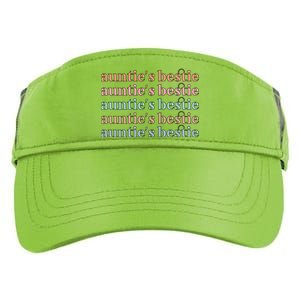 Aunties Bestie From Aunt To Niece Meaningful Gift Adult Drive Performance Visor