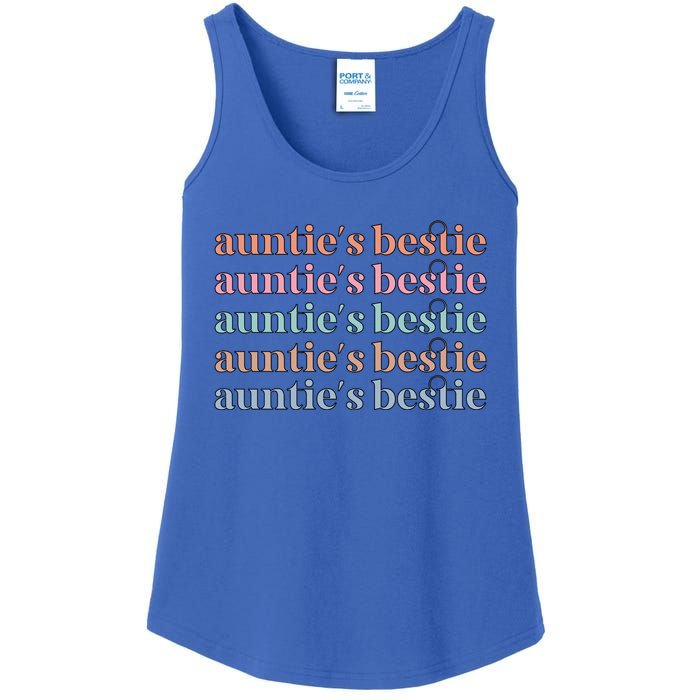 Aunties Bestie From Aunt To Niece Meaningful Gift Ladies Essential Tank