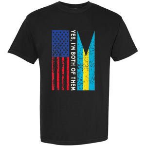 American Bahamian Flag Bahamas Island Flag Bahamian Travel Garment-Dyed Heavyweight T-Shirt