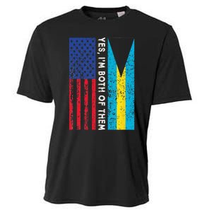 American Bahamian Flag Bahamas Island Flag Bahamian Travel Cooling Performance Crew T-Shirt