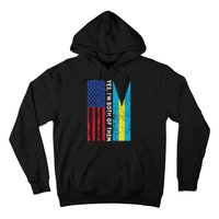 American Bahamian Flag Bahamas Island Flag Bahamian Travel Hoodie