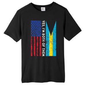 American Bahamian Flag Bahamas Island Flag Bahamian Travel Tall Fusion ChromaSoft Performance T-Shirt