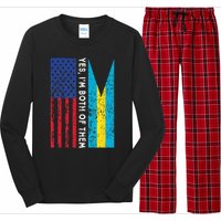 American Bahamian Flag Bahamas Island Flag Bahamian Travel Long Sleeve Pajama Set