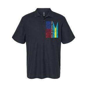 American Bahamian Flag Bahamas Island Flag Bahamian Travel Softstyle Adult Sport Polo