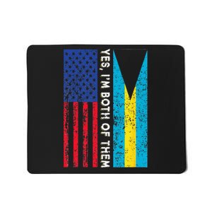 American Bahamian Flag Bahamas Island Flag Bahamian Travel Mousepad