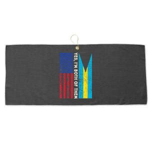 American Bahamian Flag Bahamas Island Flag Bahamian Travel Large Microfiber Waffle Golf Towel