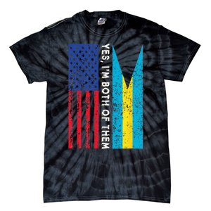 American Bahamian Flag Bahamas Island Flag Bahamian Travel Tie-Dye T-Shirt