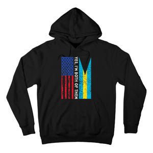 American Bahamian Flag Bahamas Island Flag Bahamian Travel Tall Hoodie