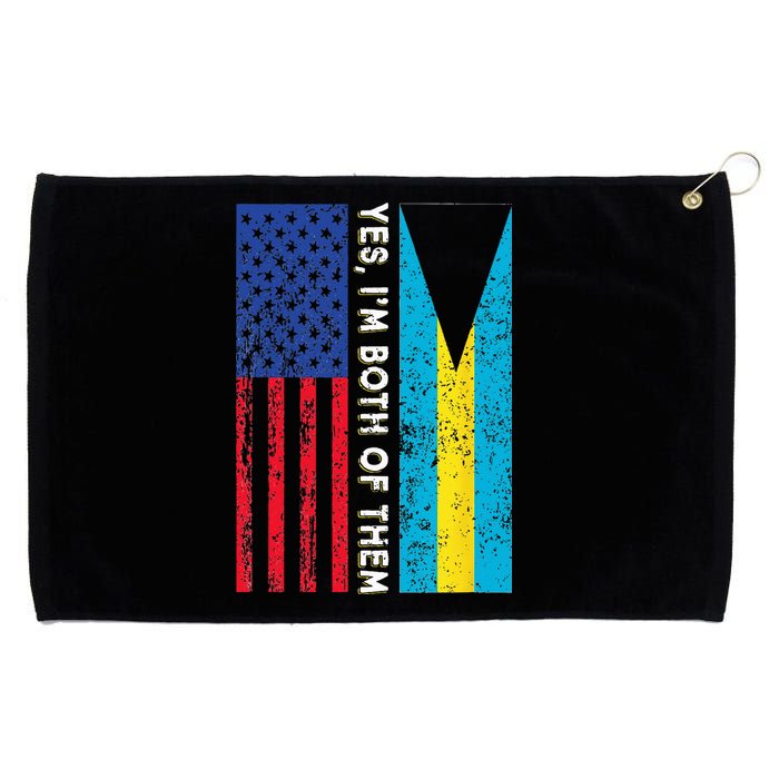 American Bahamian Flag Bahamas Island Flag Bahamian Travel Grommeted Golf Towel