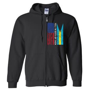 American Bahamian Flag Bahamas Island Flag Bahamian Travel Full Zip Hoodie