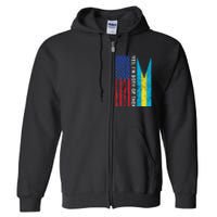 American Bahamian Flag Bahamas Island Flag Bahamian Travel Full Zip Hoodie