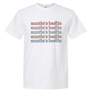 Aunties Bestie From Aunt To Niece Gift Garment-Dyed Heavyweight T-Shirt