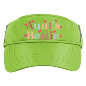 Aunts Bestie From Auntie To Niece Funny Gift Adult Drive Performance Visor