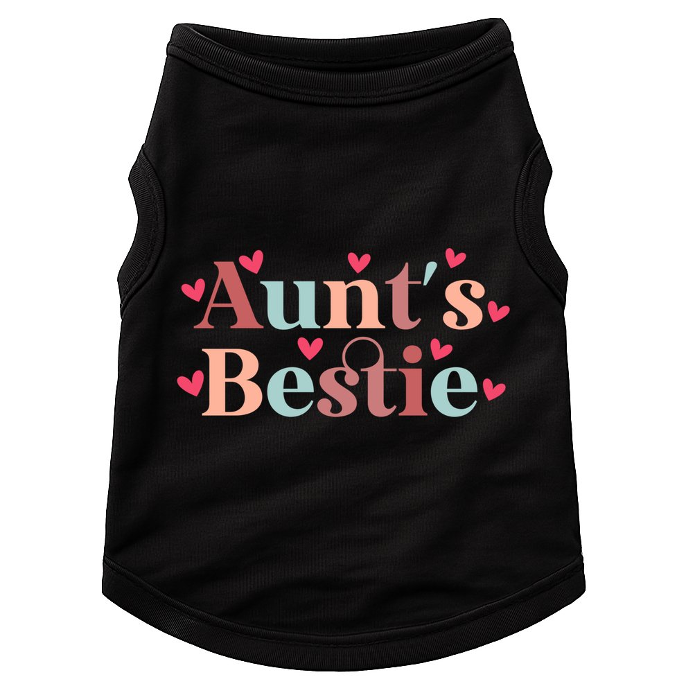 Aunts Bestie From Auntie To Niece Funny Gift Doggie Tank