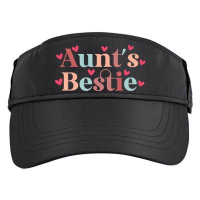 Aunts Bestie From Auntie To Niece Funny Gift Adult Drive Performance Visor