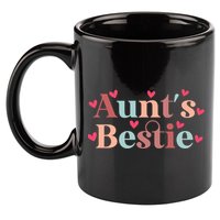 Aunts Bestie From Auntie To Niece Funny Gift 11oz C Handle Ceramic Mug