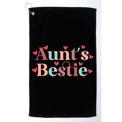 Aunts Bestie From Auntie To Niece Funny Gift Golf Towel