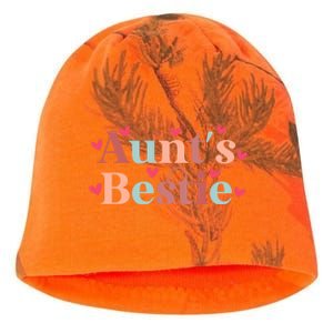 Aunts Bestie From Auntie To Niece Funny Gift Kati - Camo Knit Beanie