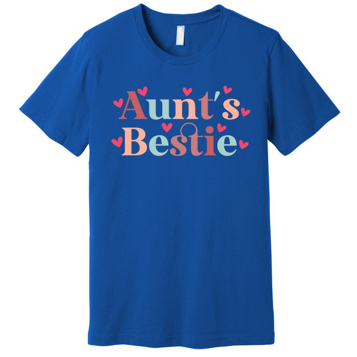 Aunts Bestie From Auntie To Niece Funny Gift Premium T-Shirt