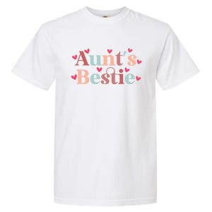 Aunts Bestie From Auntie To Niece Funny Gift Garment-Dyed Heavyweight T-Shirt