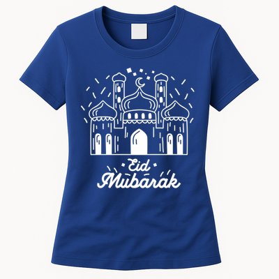 Arabic Blessed Feast Muslim Holiday Eid Al Fitr Eid Mubarak Gift Women's T-Shirt