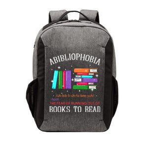 Abibliophobia Bibliophilia Fear Read Bibliophile Bookworm Vector Backpack