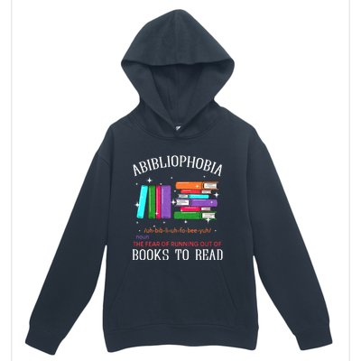 Abibliophobia Bibliophilia Fear Read Bibliophile Bookworm Urban Pullover Hoodie