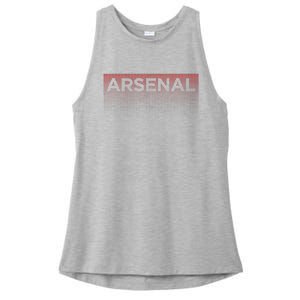 A.R.S.E.N.A.L Blank Fade Design Ladies PosiCharge Tri-Blend Wicking Tank