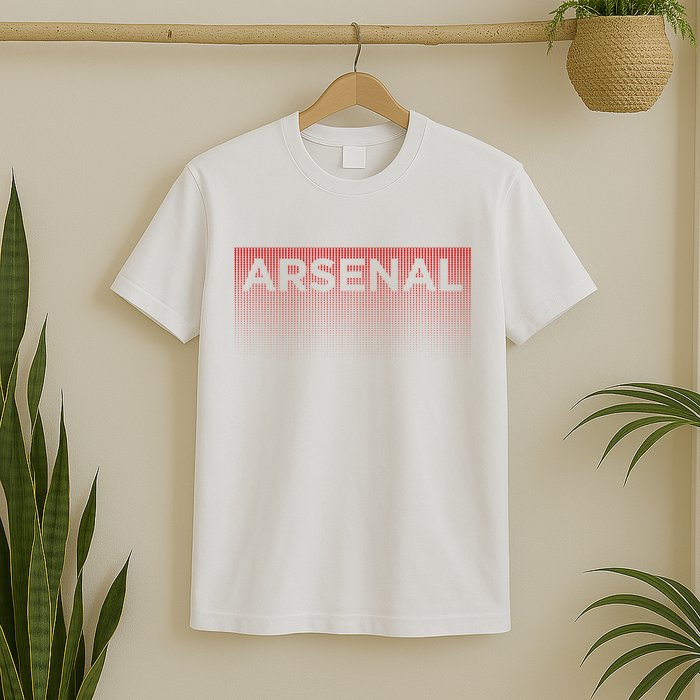A.R.S.E.N.A.L Blank Fade Design T-Shirt