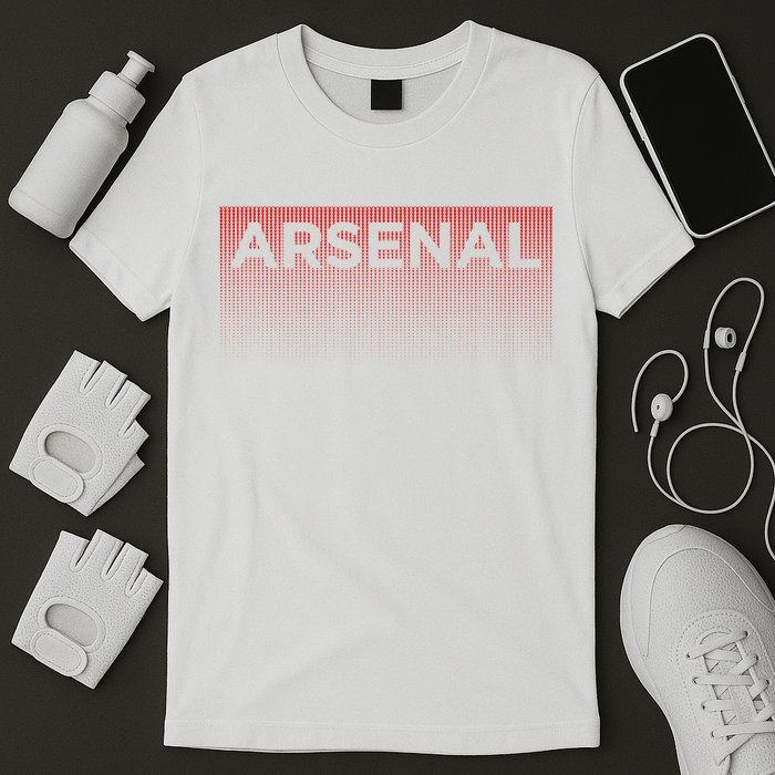 A.R.S.E.N.A.L Blank Fade Design T-Shirt