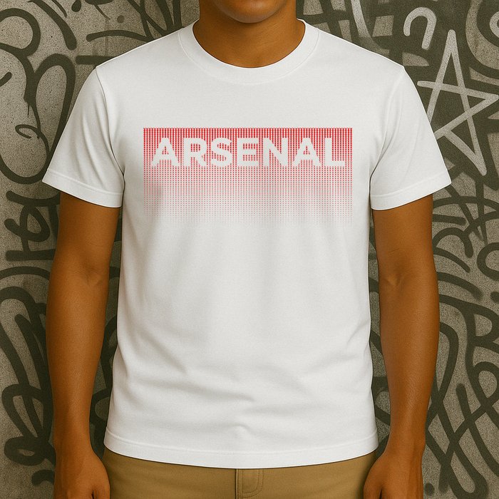 A.R.S.E.N.A.L Blank Fade Design T-Shirt