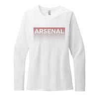 A.R.S.E.N.A.L Blank Fade Design Womens CVC Long Sleeve Shirt