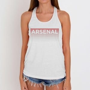 A.R.S.E.N.A.L Blank Fade Design Women's Knotted Racerback Tank