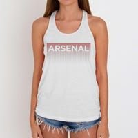 A.R.S.E.N.A.L Blank Fade Design Women's Knotted Racerback Tank