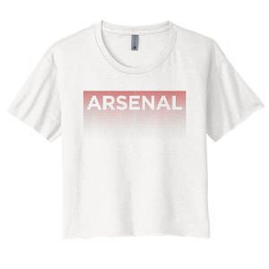 A.R.S.E.N.A.L Blank Fade Design Women's Crop Top Tee