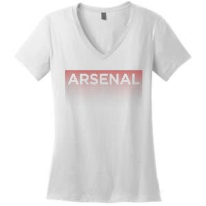 A.R.S.E.N.A.L Blank Fade Design Women's V-Neck T-Shirt