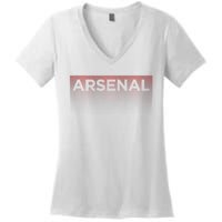 A.R.S.E.N.A.L Blank Fade Design Women's V-Neck T-Shirt