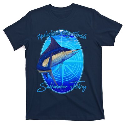 Apalachicola Bay Florida Sailfish Billfish Saltwater Fishing T-Shirt