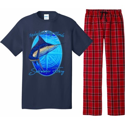 Apalachicola Bay Florida Sailfish Billfish Saltwater Fishing Pajama Set