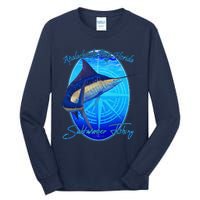 Apalachicola Bay Florida Sailfish Billfish Saltwater Fishing Tall Long Sleeve T-Shirt