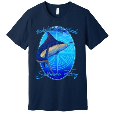 Apalachicola Bay Florida Sailfish Billfish Saltwater Fishing Premium T-Shirt